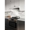 imageBroanNuTone GLA2303BLS 30Inch Under Cabinet Range Hood Energy Star 350 Max Blower CFM Black Stainless Steel StainlessBlack Stainless