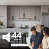 imageBroanNuTone GLA2303BLS 30Inch Under Cabinet Range Hood Energy Star 350 Max Blower CFM Black Stainless Steel StainlessStainless Steel