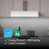 imageBroanNuTone GLA2303BLS 30Inch Under Cabinet Range Hood Energy Star 350 Max Blower CFM Black Stainless Steel StainlessWhite