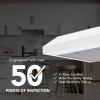 imageBroanNuTone GLA2303BLS 30Inch Under Cabinet Range Hood Energy Star 350 Max Blower CFM Black Stainless Steel StainlessWhite