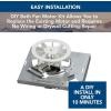 imageBroanNuTone Genuine Bath Fan Replacement Motor and Cover Kit 50 CFM 40 Sones