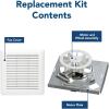 imageBroanNuTone Genuine Bath Fan Replacement Motor and Cover Kit 50 CFM 40 Sones