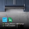 imageBroanNuTone MTR1303BL 30Inch Under Cabinet Range Hood Energy Star 350 Max Blower CFM BlackBlack