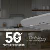 imageBroanNuTone MTR1303BL 30Inch Under Cabinet Range Hood Energy Star 350 Max Blower CFM BlackStainless Steel