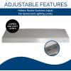 imageBroanNuTone MTR1303BL 30Inch Under Cabinet Range Hood Energy Star 350 Max Blower CFM BlackStainless Steel