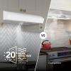 imageBroanNuTone MTR1303BL 30Inch Under Cabinet Range Hood Energy Star 350 Max Blower CFM BlackWhite