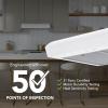 imageBroanNuTone MTR1303BL 30Inch Under Cabinet Range Hood Energy Star 350 Max Blower CFM BlackWhite