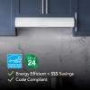 imageBroanNuTone MTR1303BL 30Inch Under Cabinet Range Hood Energy Star 350 Max Blower CFM BlackWhite