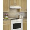 imageBroanNuTone MTR1303BL 30Inch Under Cabinet Range Hood Energy Star 350 Max Blower CFM BlackWhite