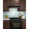 imageBroanNuTone MTR1303BL 30Inch Under Cabinet Range Hood Energy Star 350 Max Blower CFM BlackWhite