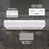 imageBroanNuTone MTR1303BL 30Inch Under Cabinet Range Hood Energy Star 350 Max Blower CFM BlackWhite