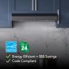 imageBroanNuTone MTR1303BLS 30Inch Under Cabinet Range Hood Energy Star 350 Max Blower CFM Black Stainless Steel Stainless
