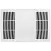 imageBroanNuTone NonLit PowerHeat Bathroom Exhaust Fan and Heater 80 CFM 15 Sones White110 CFM