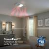 imageBroanNuTone NonLit PowerHeat Bathroom Exhaust Fan and Heater 80 CFM 15 Sones White80 CFM