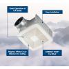 imageBroanNuTone QT Series Very Quiet 110 CFM Ceiling Bathroom Exhaust Fan with Humidity Sensing 4 Sones ENERGY STAR CertifiedNEW Ultra Quiet