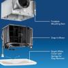 imageBroanNuTone QT Series Very Quiet 110 CFM Ceiling Bathroom Exhaust Fan with Humidity Sensing 4 Sones ENERGY STAR CertifiedNEW Ultra Quiet