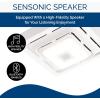 imageBroanNuTone Roomside Series Bluetooth Speaker Bathroom Exhaust Fan with LED Light 70 CFM 2 Sones ENERGY STARBluetooth Speaker