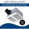 imageBroanNuTone SPK110 Bluetooth Speaker Ventilation Fan ENERGY STAR Certified 110 CFM 10 Sones White