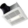 imageBroanNuTone AE80SL Invent ENERGY STAR Certified Humidity Sensing Fan with LED Light 80 CFM 08 Sones White 75 Sq Ft Rooms110 CFM
