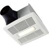 imageBroanNuTone AE80SL Invent ENERGY STAR Certified Humidity Sensing Fan with LED Light 80 CFM 08 Sones White 75 Sq Ft Rooms80 CFM