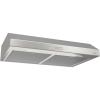 imageBroanNuTone BCDF130SS Glacier Convertible Range Hood Light Exhaust Fan for Under Cabinet Stainless Steel 375 Max Blower CFM 30InchStainless Steel