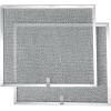 imageBroanNuTone BPS1FA30 Aluminum QS1 Series Range Hoods Kitchen Exhaust Grease Filter 2 Count Pack of 1 Grey 2 Set118 x 143 x 04