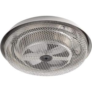 imageBroanNuTone 157 LowProfile FanForced Ceiling Heater Enclosed Sheath Element for Bathroom Kitchen and Home Standard Satin Aluminum
