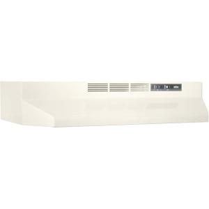 imageBroanNuTone 413023 Ductless Range Hood Insert with Light Exhaust Fan for Under Cabinet 30Inch BlackBisque