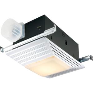 imageBroanNuTone 765H80LB Bathroom Exhaust Heater and Light 80 CFM 20 Sones Bath Fan White