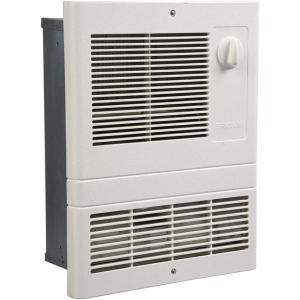 imageBroanNuTone 9815WH High Capacity Wall Heater with BuiltIn Adjustable Thermostat 1500W 120240V White1500W