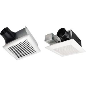imageBroanNuTone AE50 Ventilation Fan with Roomside Installation ENERGY STAR Certified Ceiling or Wall Mount 50 CFM 05 Sones White110 CFM