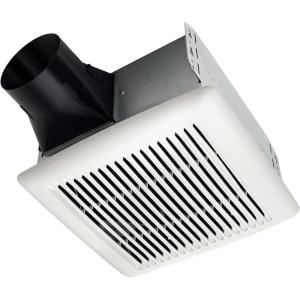 imageBroanNuTone AE50 Ventilation Fan with Roomside Installation ENERGY STAR Certified Ceiling or Wall Mount 50 CFM 05 Sones White50 CFM