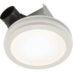 imageBroanNuTone AER110SLW Energy Star Certified Bath Fan Medium White 105 Sq Ft Rooms