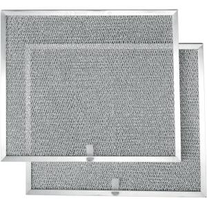 imageBroanNuTone BPS1FA30 Aluminum QS1 Series Range Hoods Kitchen Exhaust Grease Filter 2 Count Pack of 1 Grey 2 Set118 x 143 x 04