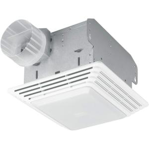 imageBroanNuTone Bathroom Exhaust Fan with LED Light Easy Install 60 CFM 09 Sones Energy Star25 Sones