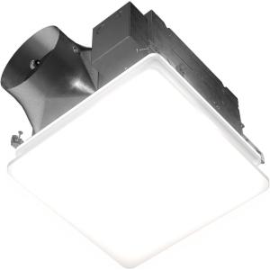 imageBroanNuTone EVOLVE Premium Bathroom Exhaust Fan with Light and Continuous Run 110130150 Selectable CFMLit