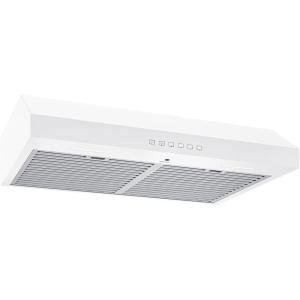 imageBroanNuTone GLA2303BLS 30Inch Under Cabinet Range Hood Energy Star 350 Max Blower CFM Black Stainless Steel StainlessBlack Stainless