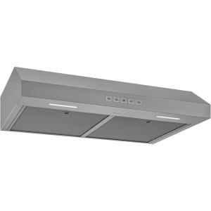 imageBroanNuTone GLA2303BLS 30Inch Under Cabinet Range Hood Energy Star 350 Max Blower CFM Black Stainless Steel StainlessStainless Steel