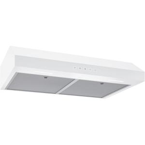 imageBroanNuTone GLA2303BLS 30Inch Under Cabinet Range Hood Energy Star 350 Max Blower CFM Black Stainless Steel StainlessWhite