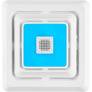 imageBroanNuTone FG800RGBS Genuine Replacement Cover Bath Fan Not Included with ChromaComfort LED Light and Sensonic Bluetooth Speaker Fits Select Bathroom Fan ModelsBluetooth LED CoverGrille