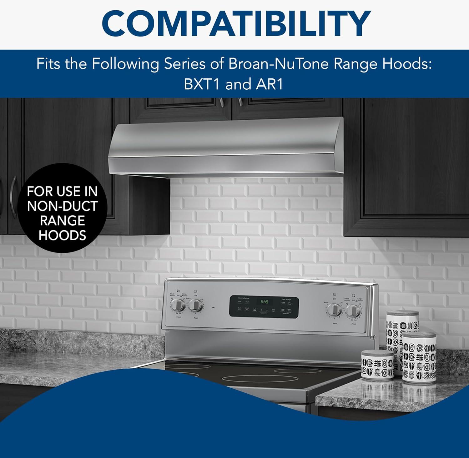 imageBroanNuTone HPFX1 Charcoal Filter for BXT1 Series Range Hoods Carbon Air Filter Charcoal Air Filter for Kitchen 10875quotx105quotx0125quot