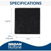 imageBroanNuTone HPFX1 Charcoal Filter for BXT1 Series Range Hoods Carbon Air Filter Charcoal Air Filter for Kitchen 10875quotx105quotx0125quot