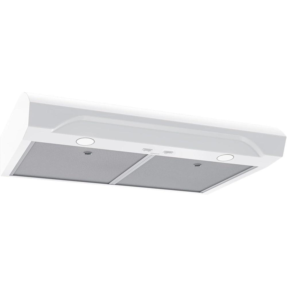 imageBroanNuTone ALT1303WW Alta 30Inch 350 MAX Blower CFM 15 Sones White Range Hood UndercabinetWhite