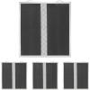 imageBroanNuTone HPF1 Replacement Charcoal Filter XA for Ductless Range Hoods Carbon Air Filter Charcoal Air Filter for Kitchen Pack of 4