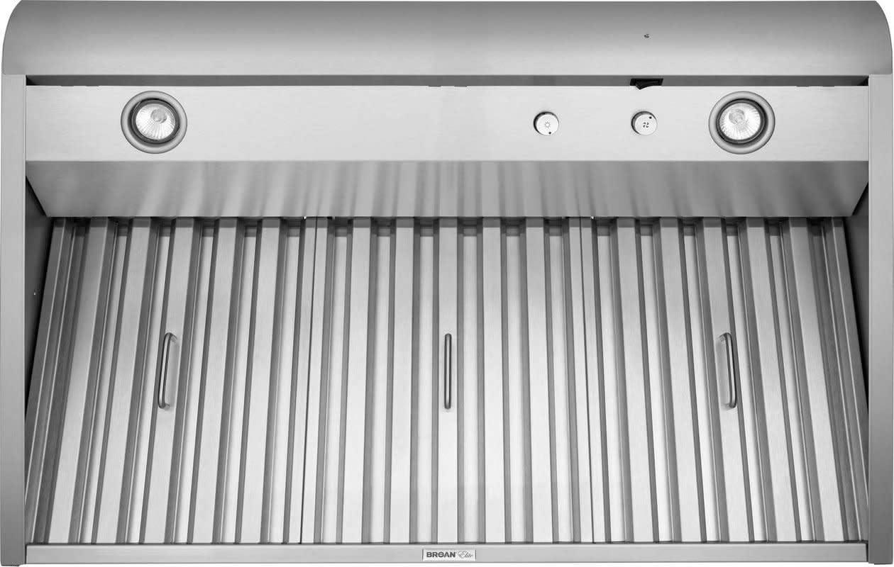 imageBroanNuTone 30inch WallMount Convertible Internal Blower Range Hood with 4Speed Exhaust Fan and Light 650 Max Blower CFM Stainless Steel