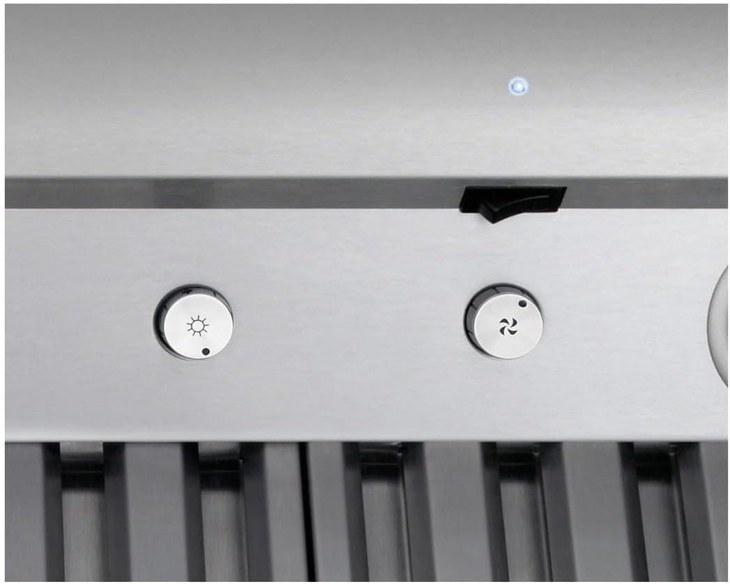 imageBroanNuTone 42inch UnderCabinet Internal Blower Range Hood with 4Speed Exhaust Fan and Light650 Max Blower CFM