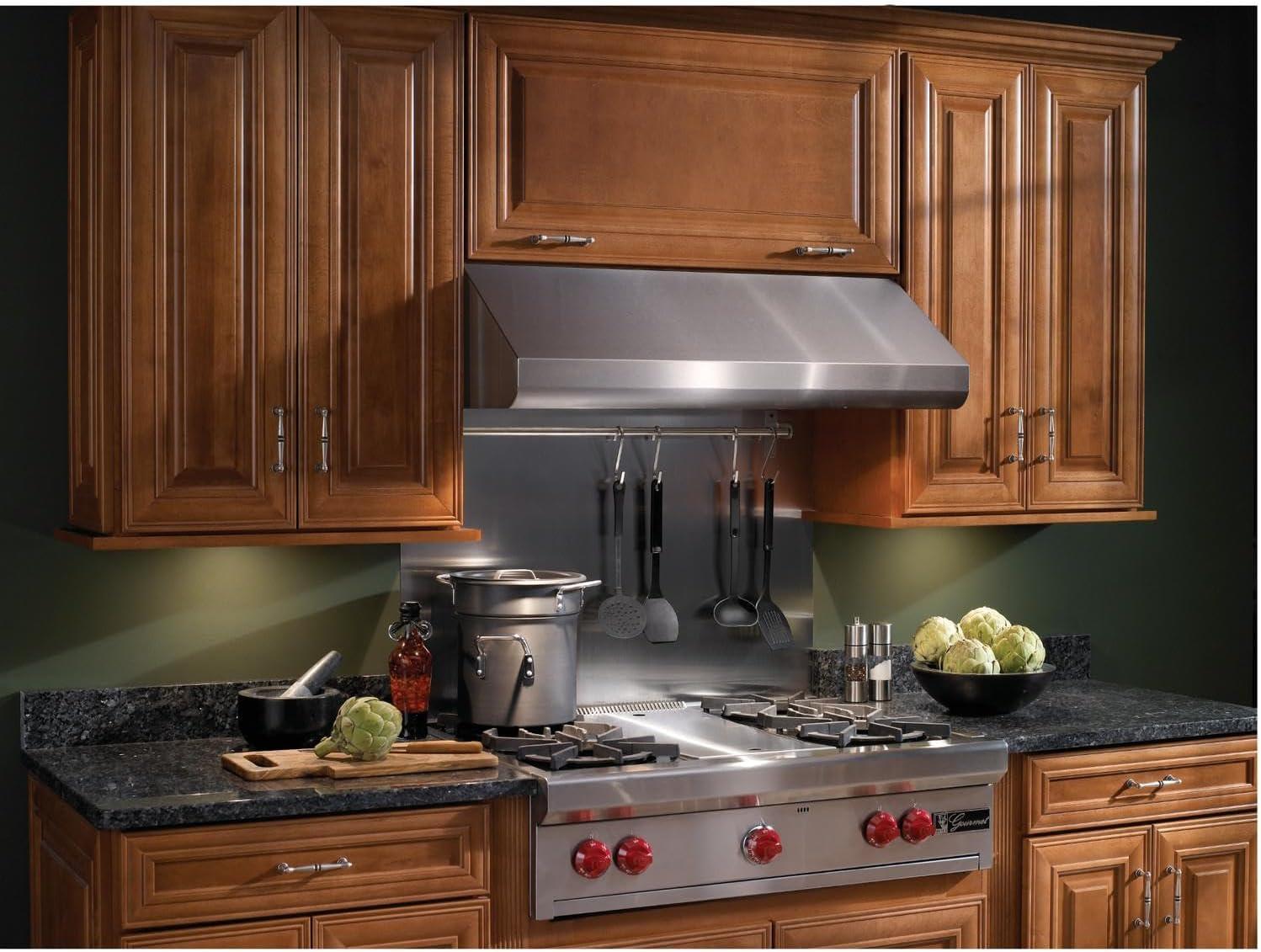 imageBroanNuTone 42inch UnderCabinet Internal Blower Range Hood with 4Speed Exhaust Fan and Light650 Max Blower CFM