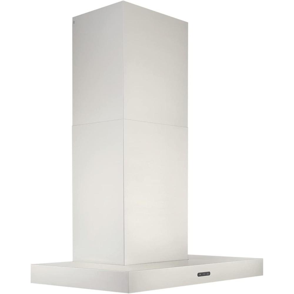 imageBroanNuTone 30inch WallMount Convertible ChimneyStyle Range Hood with 3Speed Exhaust Fan and Light 460 Max Blower CFM Stainless Steel