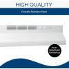 imageBroanNuTone BUEZ130WW NonDucted Ductless Range Hood with Lights Exhaust Fan for Under Cabinet 30Inch WhiteWhite