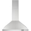 imageBroanNuTone EW4830SS Stainless Steel LED 400 30inch WallMount Convertible ChimneyStyle Range Hood with 3Speed Exhaust Fan and Light 460 Max Blower CFM